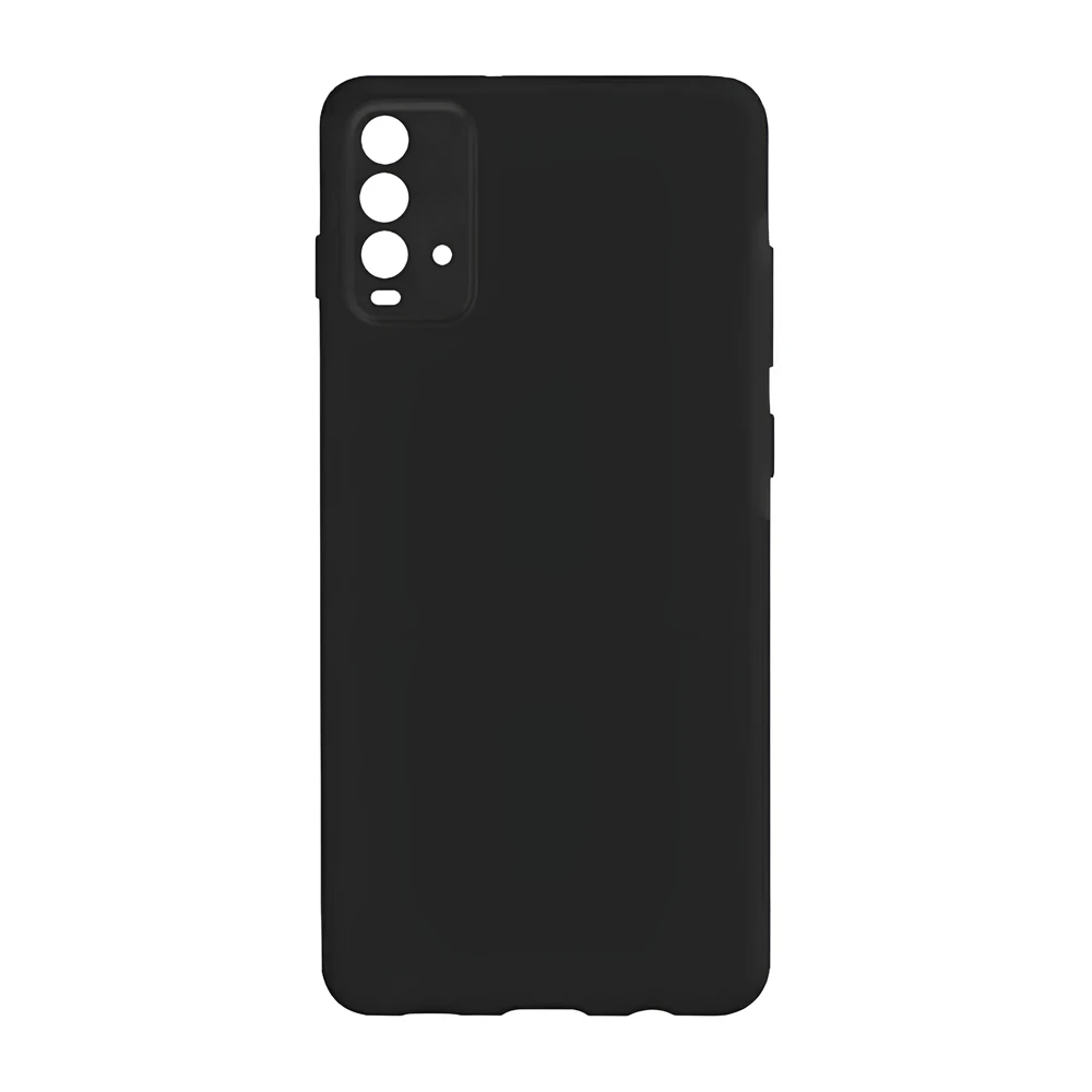 Чехол liquid silicone для xiaomi redmi 9t, черный 2