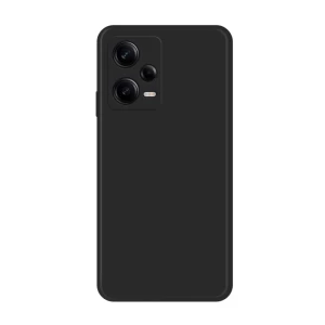Helmet case liquid silicone redmi note 12 5g, black