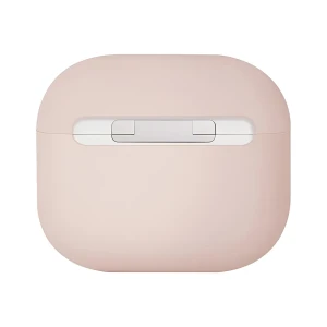 Uniq case silicon lino hybrid blush for airpods 3rd gen, pink Thumbnail 2