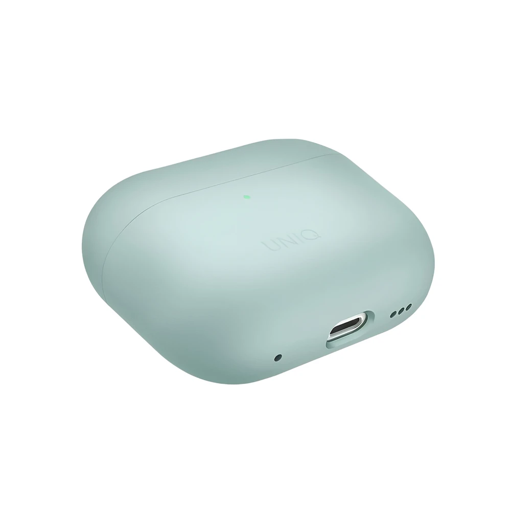 Uniq case silicon lino hybrid mint for airpods 3rd gen, green 3
