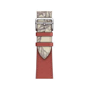 Ремешок vpg rhea series из натуральной кожи для iwatch 38/40/41mm brique