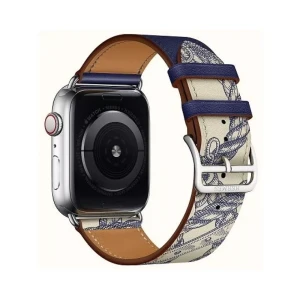 Vpg rhea series real leather iwatch strap 38/40/41mm blue  Thumbnail 2