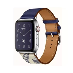Vpg rhea series real leather iwatch strap 38/40/41mm blue  Thumbnail 3