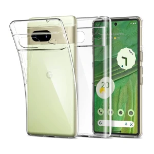Helmet case tpu soft pixel 7, clear