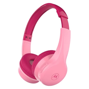 Наушники motorola on-ear с микрофоном bluetooth moto jr300, розовые Thumbnail 3