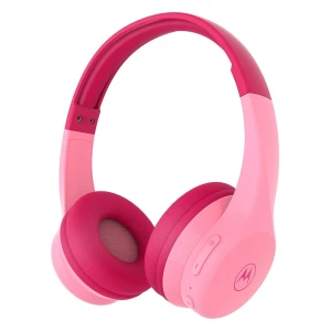 Наушники motorola on-ear с микрофоном bluetooth moto jr300, розовые