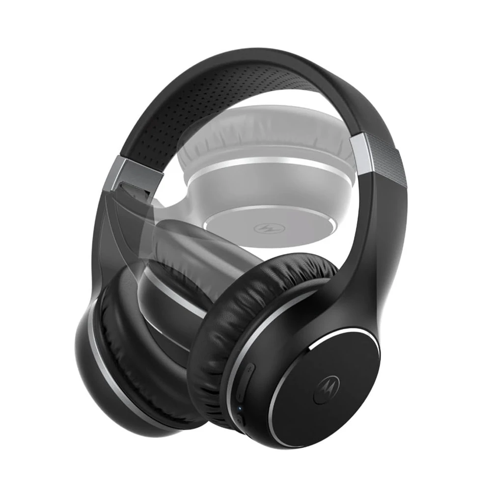Наушники motorola on-ear с микрофоном bluetooth moto xt220, черные 3