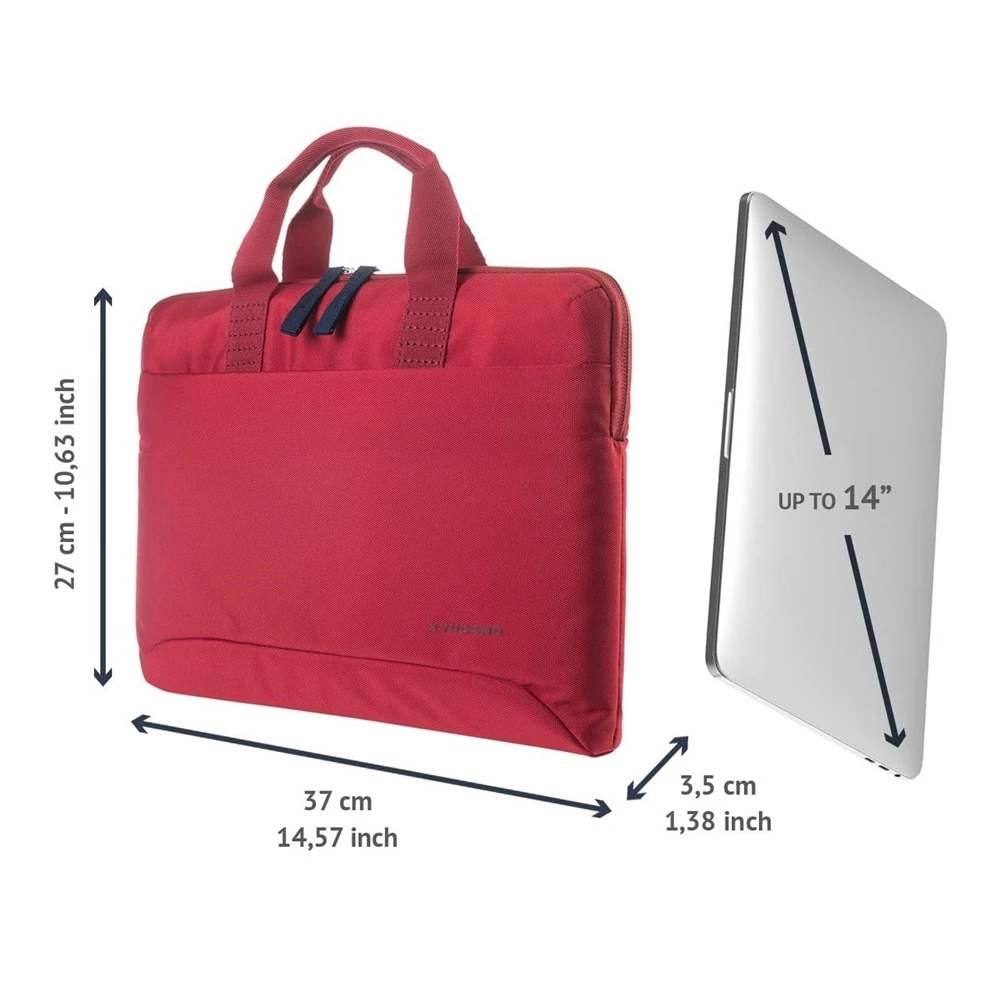 Tucano bag work out 3 super slim 15.6", red 2