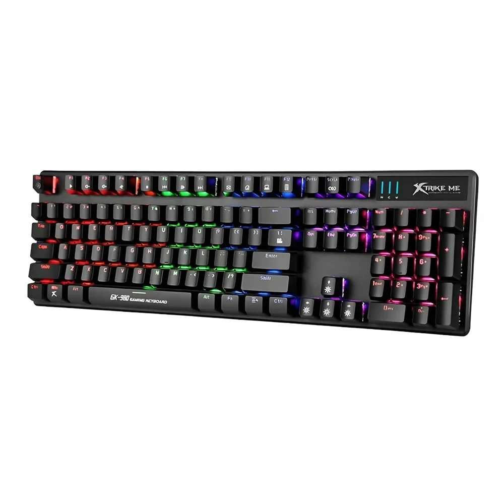 Xtrike me keyboard mechanical gk-980 wired en 3
