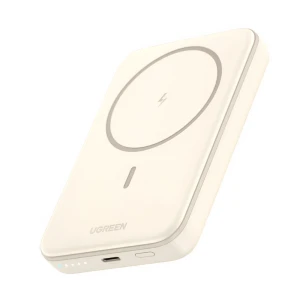 Ugreen power bank mini magnetic wireless qi 10000mah, 20w, бежевый Thumbnail 1