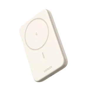 Ugreen power bank mini magnetic wireless qi 10000mah, 20w, бежевый Thumbnail 2