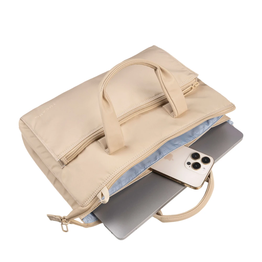 Tucano bag lampo 2 slim 14.0'', beige 4