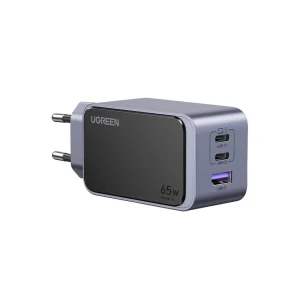 Ugreen nexode gan air mini зарядное устройство 2*type-c+usb-a 65w x553, черное Thumbnail 2