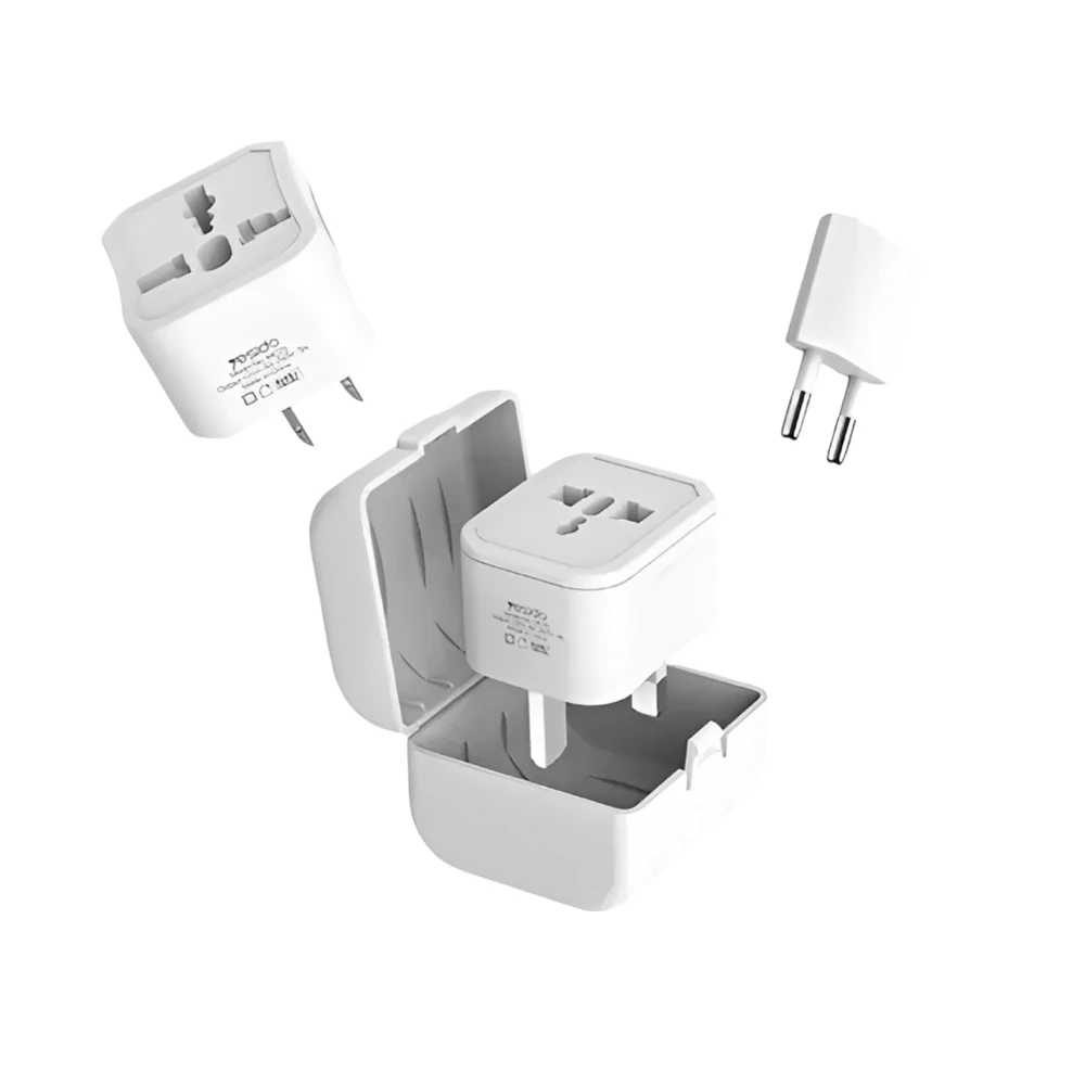 Yesido universal charger plug convertor mc25, white 2