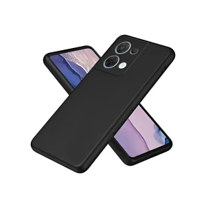 Woo case liquid silicone redmi 13, черный