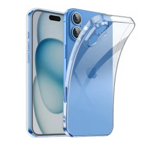 Чехол woo soft tpu для iphone 16 plus, прозрачный