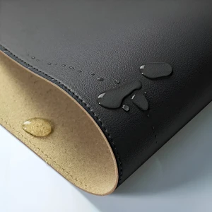 Miiiw mouse pad monochrome leather size xl (900 x 400 x 2 mm), black Thumbnail 2