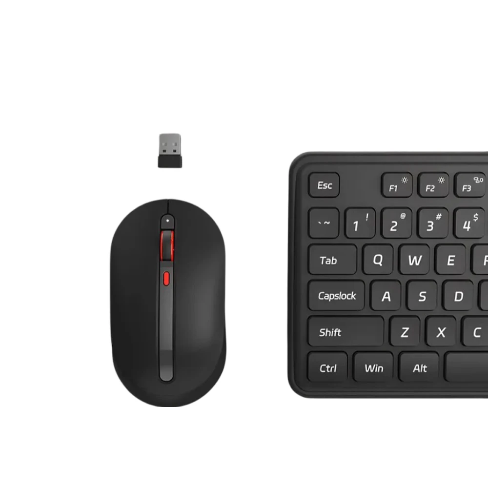 Miiiw wireless silent combo keyboard and mouse gen3, eng layout, black 3