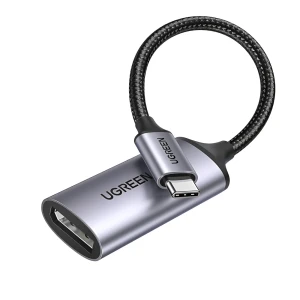 Ugreen adapter type-c 3.0 to displayport 1.4 8k@60hz 0.1m cm654, gray Thumbnail 2