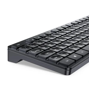 Ugreen wireless combo keyboard and mouse ergonomic us mk006, black Thumbnail 2