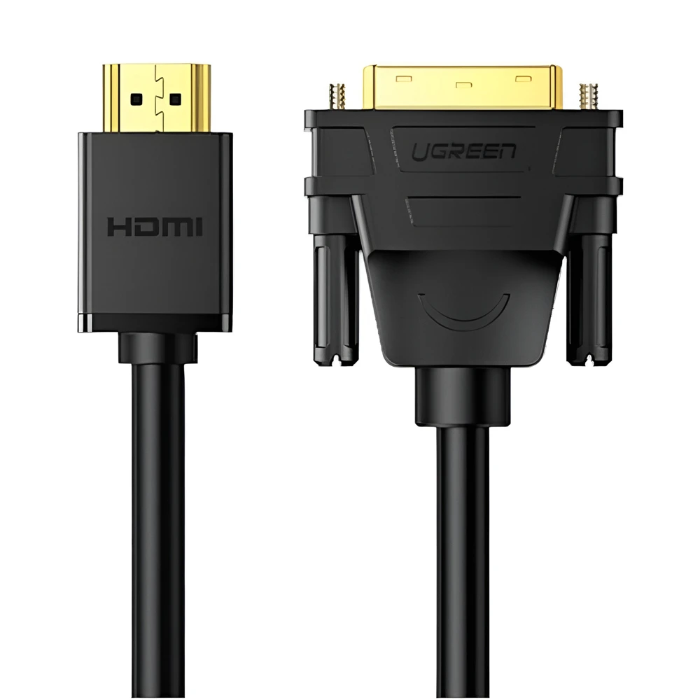 Ugreen cable hdmi to dvi 1080p@60hz 2m hd106, black 2