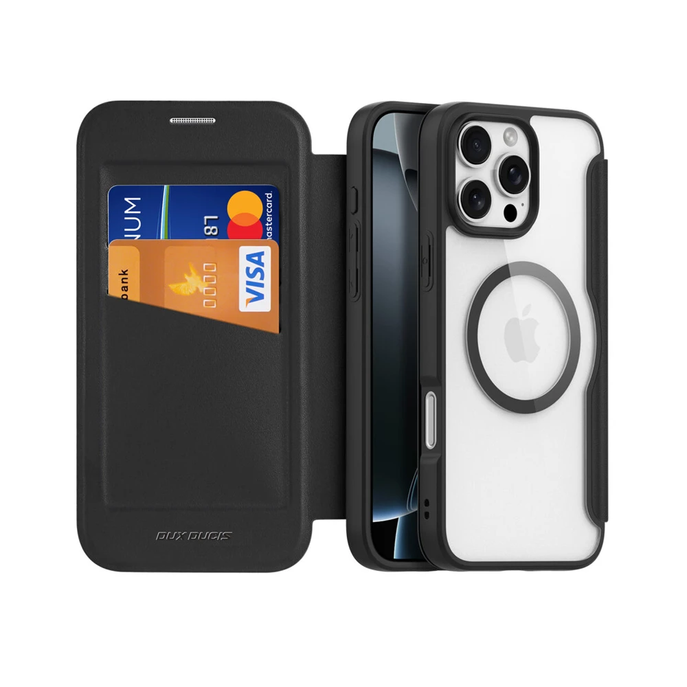 Dux ducis case iphone 16 pro skin x pro with magsafe, black 2