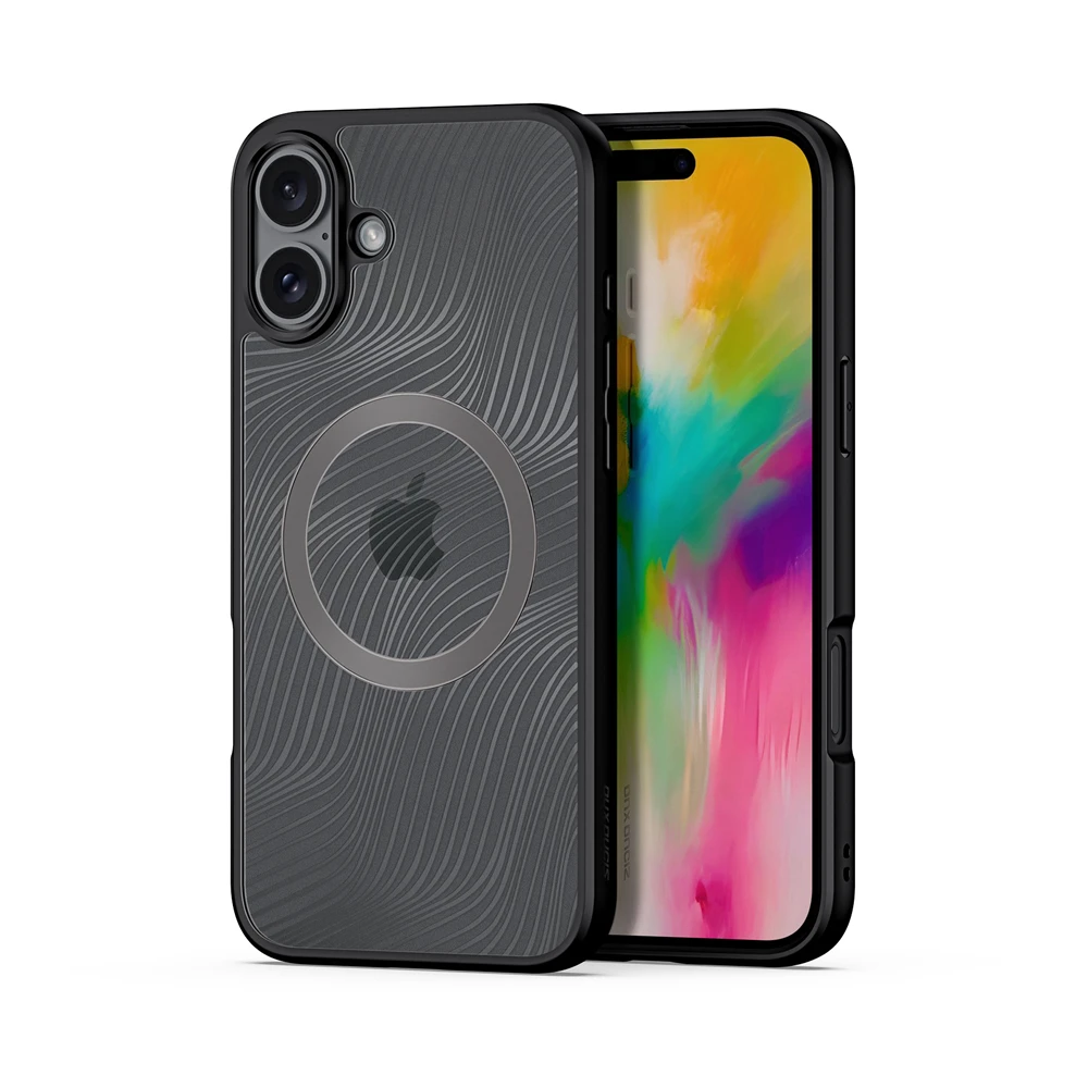 Dux ducis чехол iphone 16 plus aimo с magsafe, черный 2
