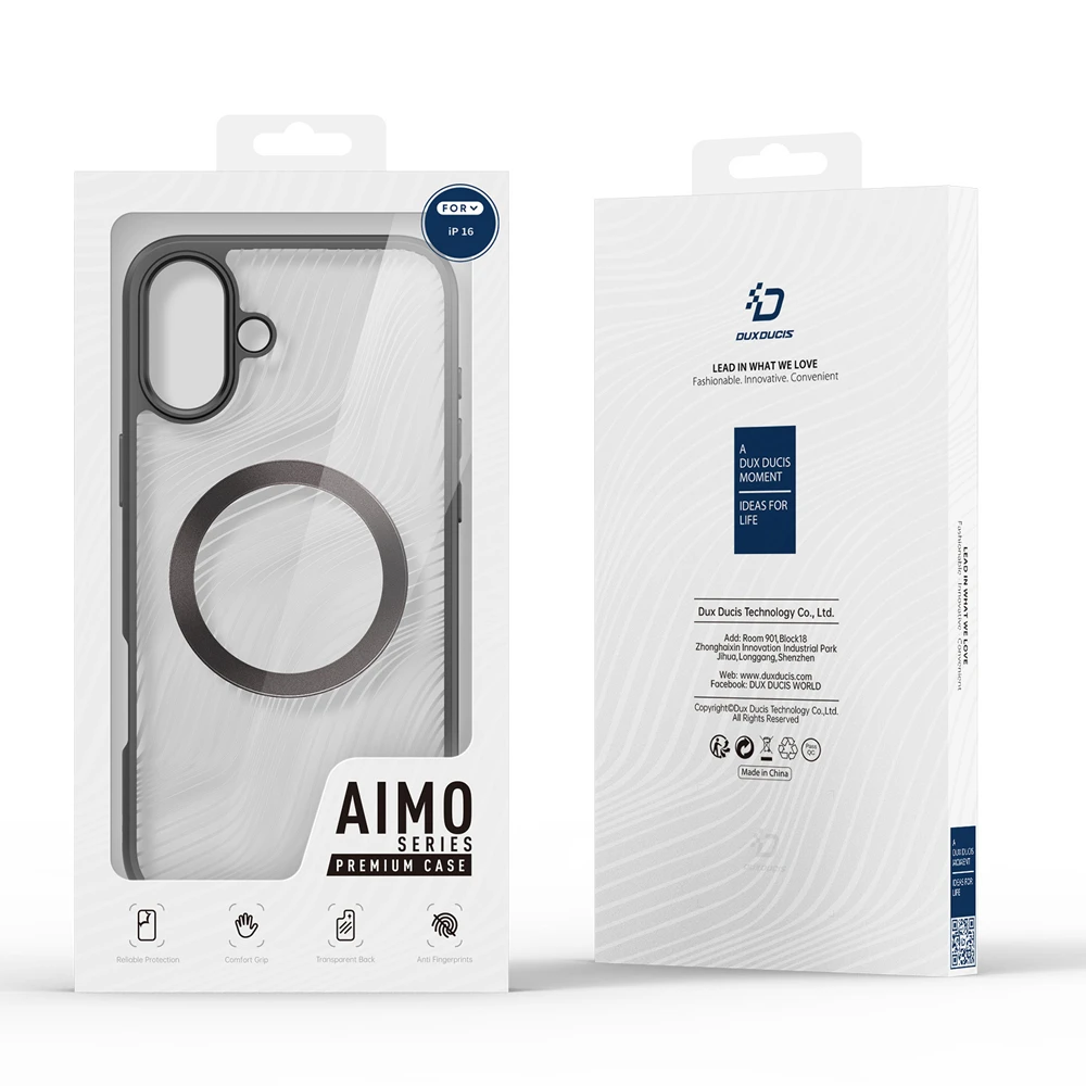 Dux ducis case iphone 16 aimo with magsafe, black 3