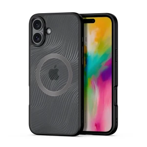 Dux ducis чехол для iphone 16 aimo с magsafe, черный