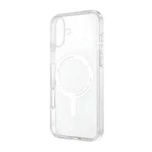 Uniq case for iphone 16 plus hybrid clario (eco) with magclick charging, clear Thumbnail 3