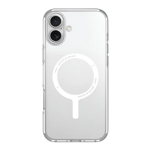Uniq case for iphone 16 plus hybrid clario (eco) with magclick charging, clear Thumbnail 2