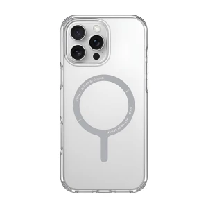 Uniq case для iphone 16 pro hybrid clario (eco) с magclick charging, прозрачный Thumbnail 2