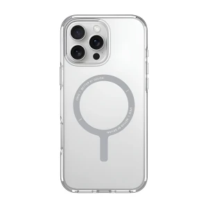 Uniq case для iphone 16 pro hybrid clario (eco) с magclick charging, прозрачный Thumbnail 2