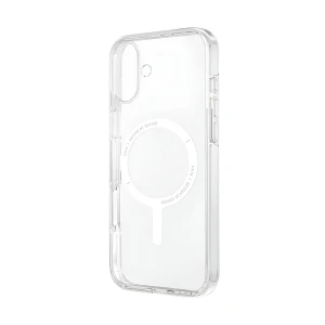 Uniq case for iphone 16 hybrid clario (eco) with magclick charging, clear Thumbnail 3