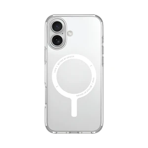Uniq case for iphone 16 hybrid clario (eco) with magclick charging, clear Thumbnail 2