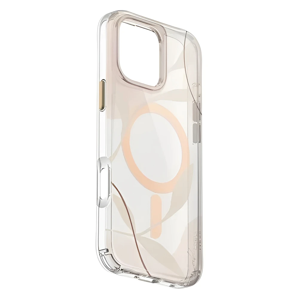 Uniq чехол для iphone 16 pro max coehl с magclick зарядкой verdure, spring blossom 2