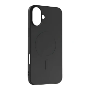 Woo case liquid silicone magsafe iphone 16, black