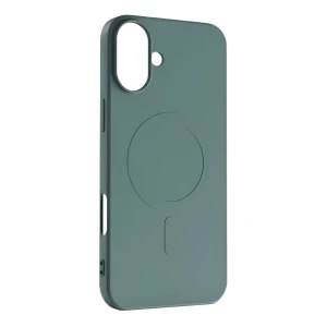 Woo case liquid silicone magsafe для iphone 16 plus, зеленый