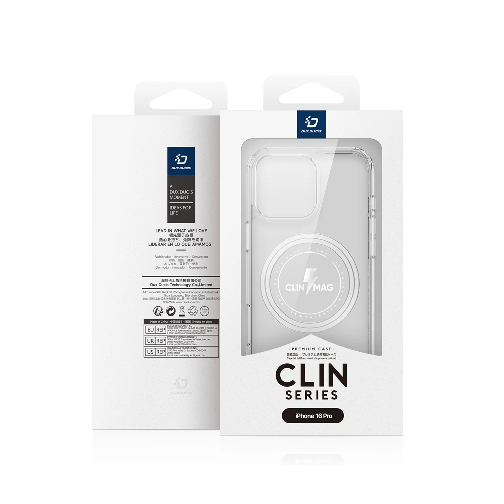 Чехол dux ducis tpu для iphone 16 pro clin с magsafe, прозрачный 2