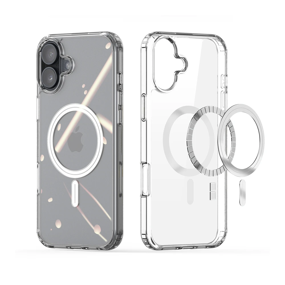 Dux ducis case tpu for iphone 16 plus clin with magsafe, clear 2