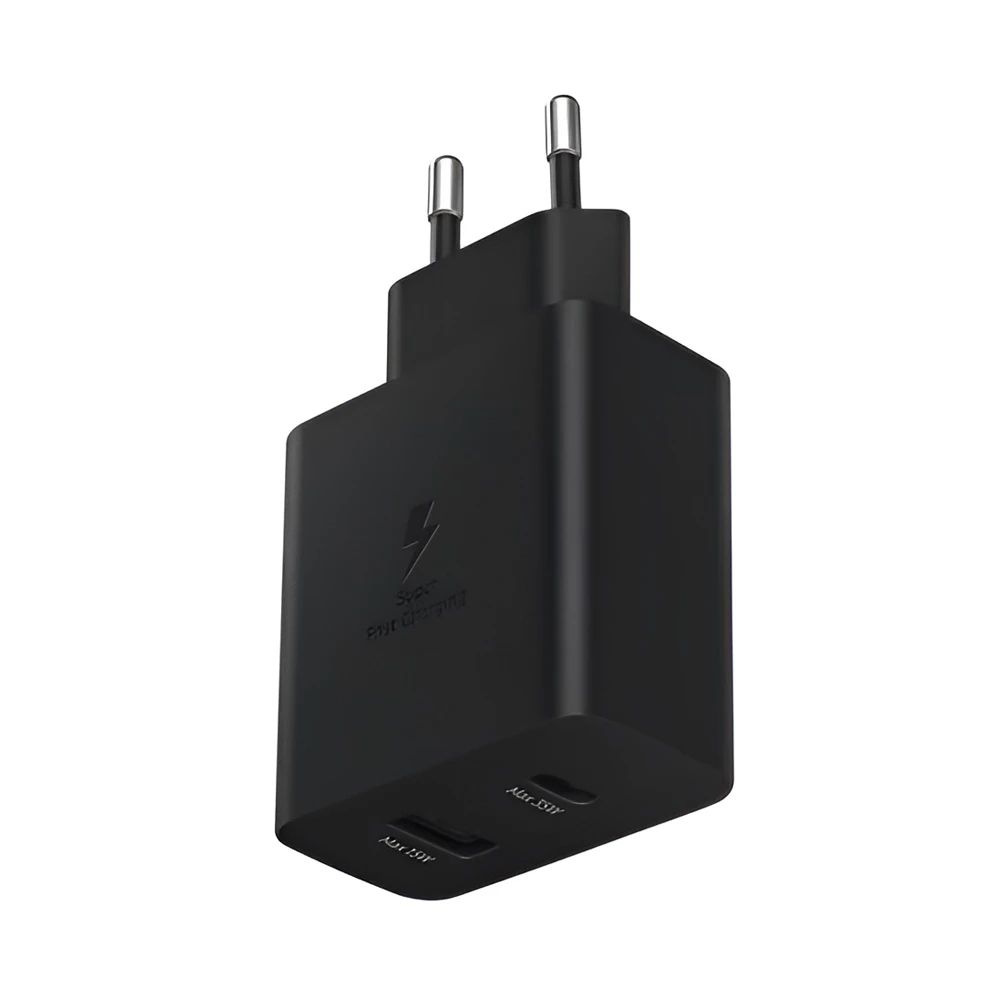 Samsung wall charger 1xtype-c +1xtype-a super fast charging 35w duo, black 2