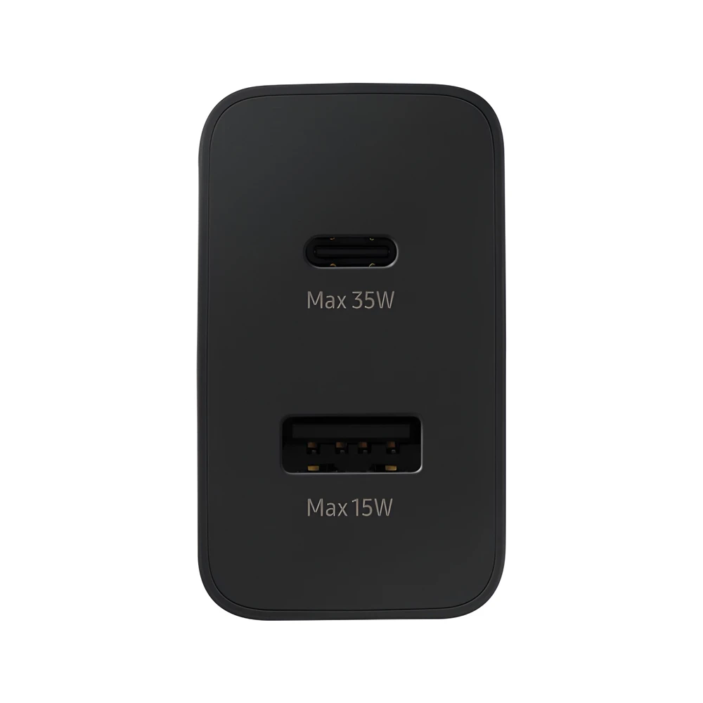 Samsung wall charger 1xtype-c +1xtype-a super fast charging 35w duo, black 3
