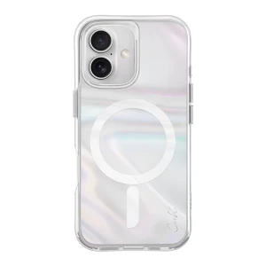 Uniq чехол для iphone 16 coehl с magclick зарядкой savon, bubble prism
