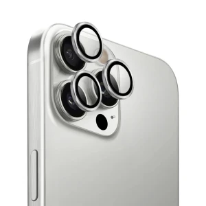 Uniq optix алюминиевый защитный чехол для камеры iphone 16 pro/16 pro max, sterling silver
