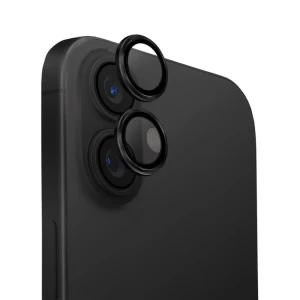 Uniq optix алюминиевый защитный чехол для камеры iphone 16/16 plus, черный