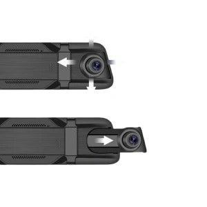 Dvr с полноэкранной трансляцией, 2.5d двойные фронтальная и задняя камеры, большой сенсорный экран 10 дюймов, черный Thumbnail 4