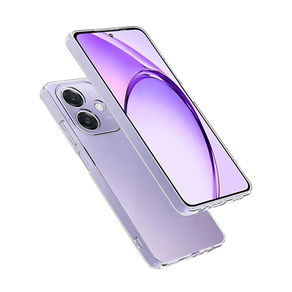 Woo case tpu soft oppo a40, clear 2
