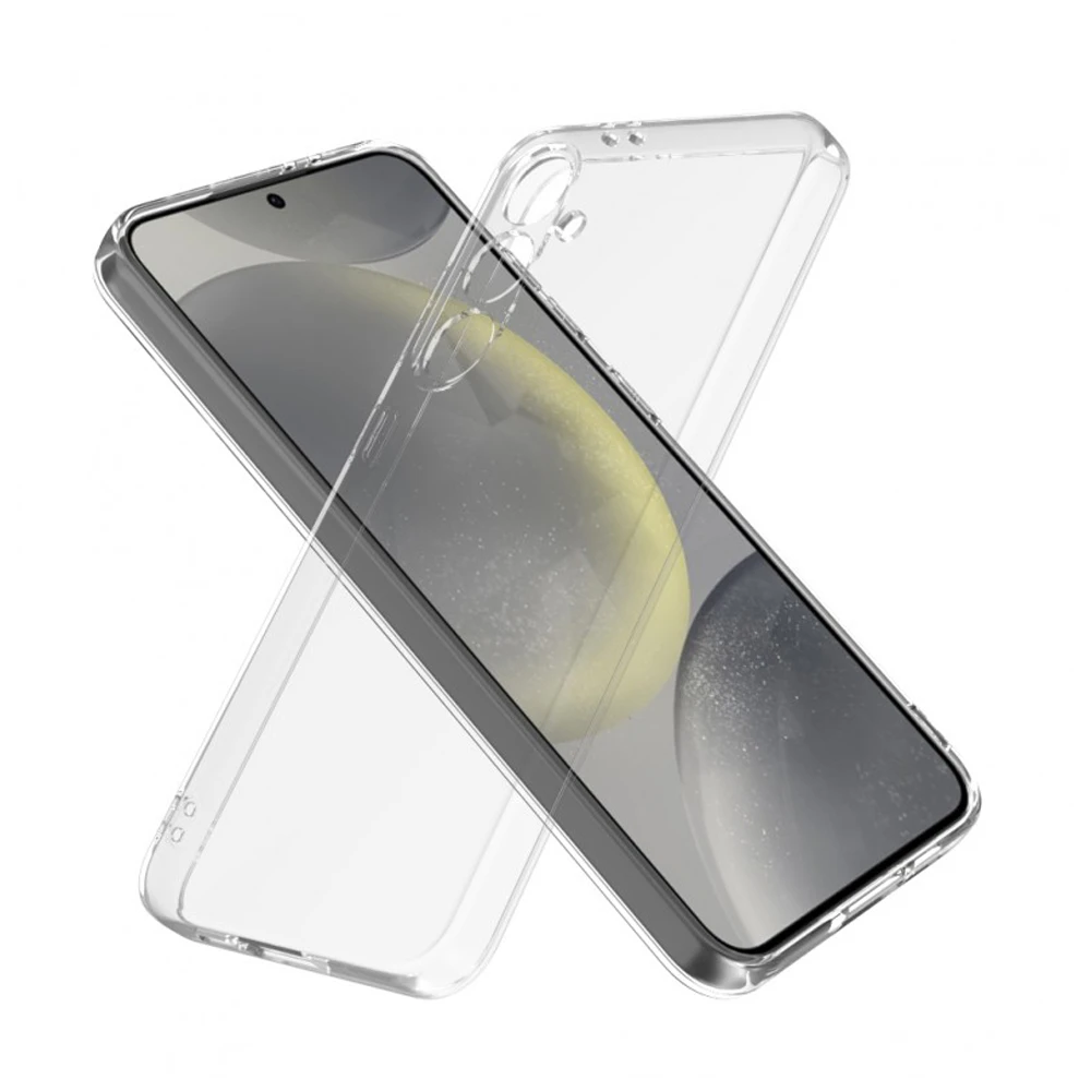 Woo case soft tpu samsung galaxy s24fe, clear 2