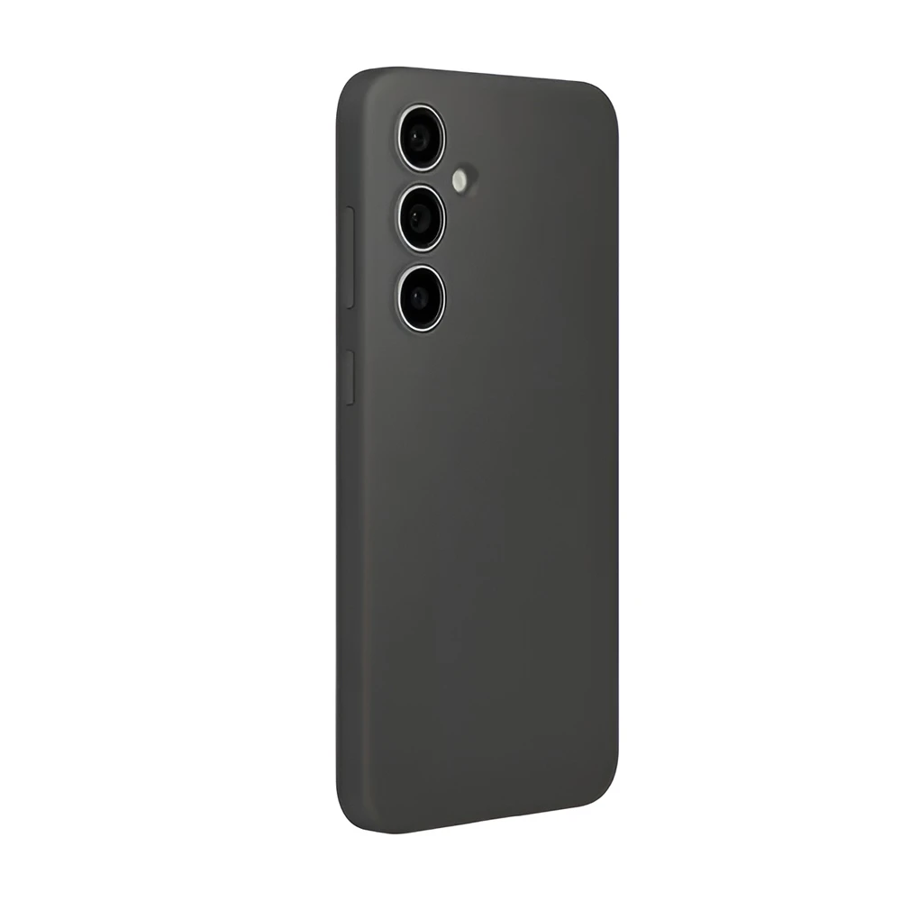 Woo case liquid silicone samsung s24fe, black 2