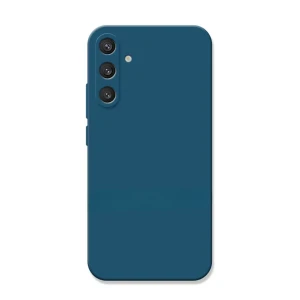 Woo case liquid silicone samsung s24fe, blue